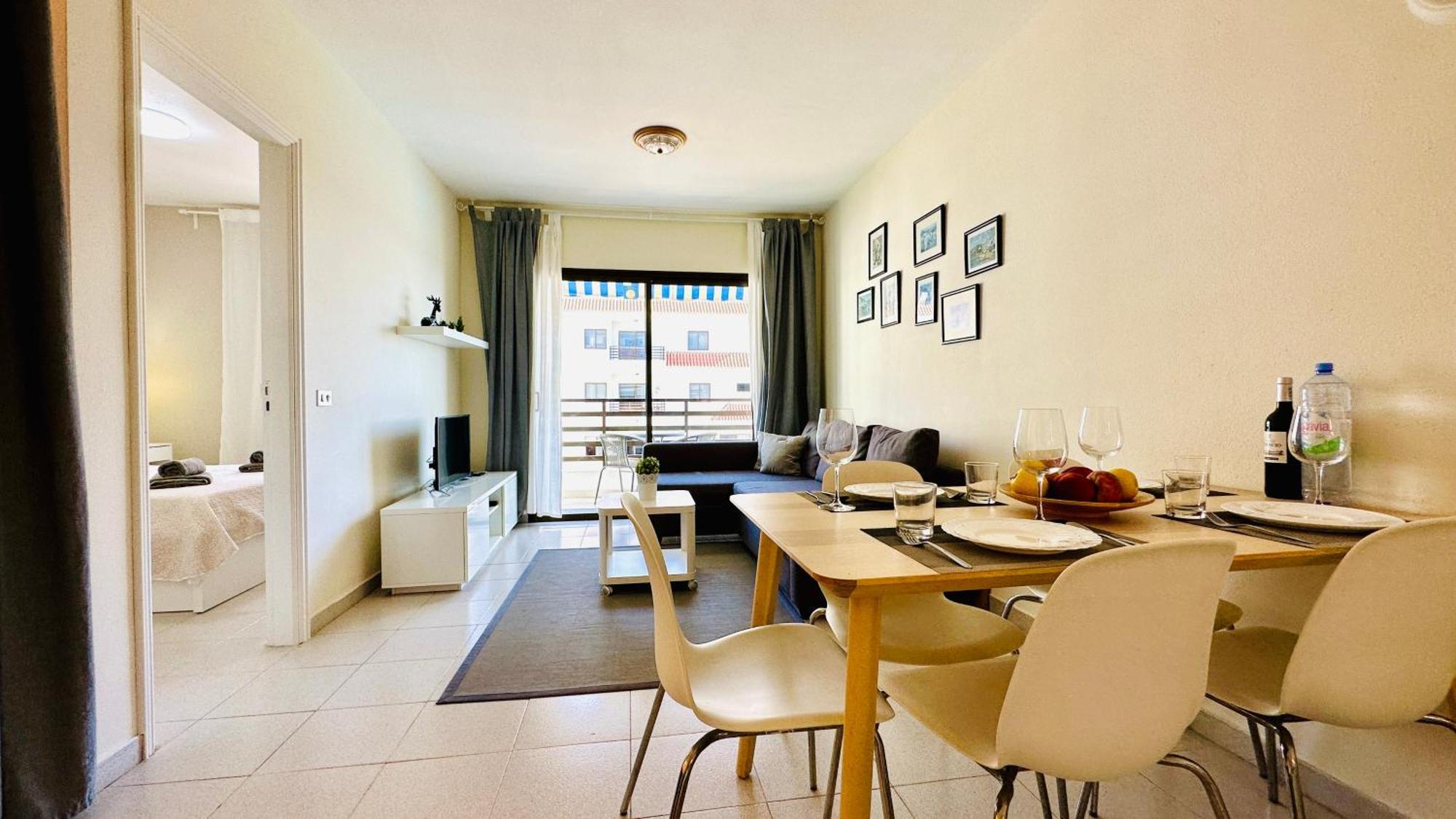 Seguro El Sol 411 Apartment Puerto de Santiago  Bagian luar foto